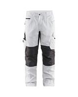 Blåkläder schilderswerkbroek met stretch 10951330 | Wit/Donkergrijs | Maat 54 - 7330509658673 - thumbnail