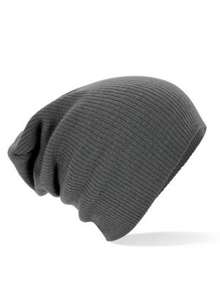 Beechfield CB461 Slouch Beanie - Smoke Grey - One Size