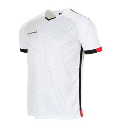 Stanno 410009K Volt Shirt Kids - White-Black-Red - 128