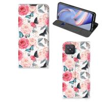 OPPO Reno4 Z 5G Smart Cover Butterfly Roses - thumbnail