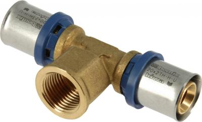 Bonfix Perskoppeling - 2x Alu-pers - 1x Binnendraad - T-koppeling - 20 x 3/4 x 20mm