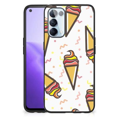 OPPO Reno5 5G | Find X3 Lite Back Cover Hoesje Icecream OPPO Reno5 5G | Find X3 Lite Back Cover Hoesje Icecream