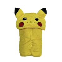 3D Hooded Blanket - POKEMON - Pikachu - 120 x 150 cm - Ultrazacht - Kleurrijk ontwerp - thumbnail