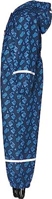Playshoes regenpak overall Bouwwagens Marine-104