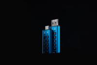 Kingston IronKey Keypad 200 USB-stick Retail 32 GB Blauw IKKP200/32GB USB-A 3.2 Gen 1 - thumbnail
