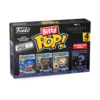 Marvel Studios Funko Bitty Pop! 4-Pack: Captain America / Nick Fury / Thor