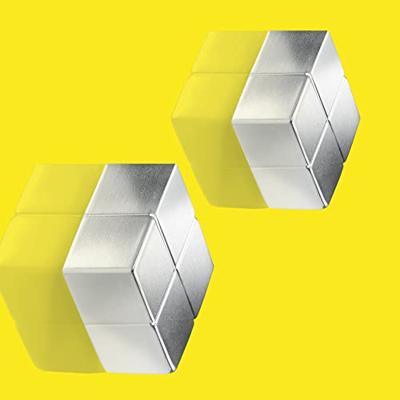 Sigel Neodymium magneet C10 Extra-Strong (b x h x d) 20 x 10 x 20 mm Dobbelsteen Zilver 2 stuk(s) BA704