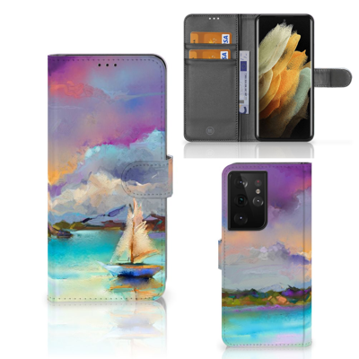 Hoesje Samsung Galaxy S21 Ultra Boat Hoesje Samsung Galaxy S21 Ultra Boat