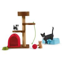 Schleich Katten Speelset - thumbnail
