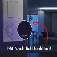 Grothe 43600 Complete set voor Draadloze deurbel Met naambord - thumbnail