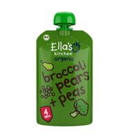 Broccoli pears and peas 4+ maanden bio 120 Gram - thumbnail