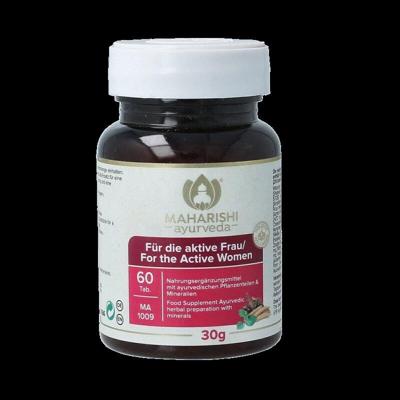 Maharishi Ayurv Voor de actieve vrouw/MA 1009 60 Tabletten