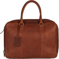 Burkely Antique Avery Worker 15.6" laptop bag-Cognac - thumbnail