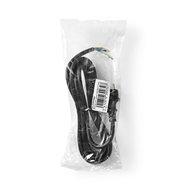 Stroomkabel | Schuko Plug - Open Kabeleinde | 3,00 m | Zwart - thumbnail