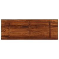 Tafelblad rechthoekig 140x60x2,5 cm massief gerecycled hout - thumbnail