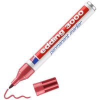 Edding permanent marker 3000 karmijn - thumbnail