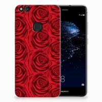 Huawei P10 Lite | TPU Case | Red Roses - thumbnail