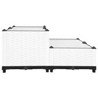 Plantenbak verhoogd 80x80x38 cm polypropyleen - thumbnail