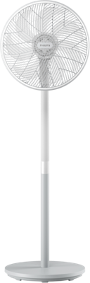 Staande ventilator - PHILIPS - CX2550/00 - Verstelbare hoogte 82-125 cm - Ultra stil - Wit