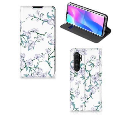 Xiaomi Mi Note 10 Lite Uniek Smart Cover Blossom White Xiaomi Mi Note 10 Lite Uniek Smart Cover Blossom White