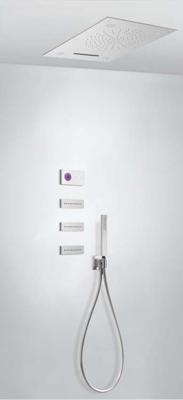 Tres Shower Technology digitale inbouwthermostaat met luxe regendouche en massagejets