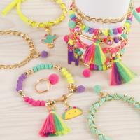 Make it Real neon armbandjes en bedeltjes - thumbnail
