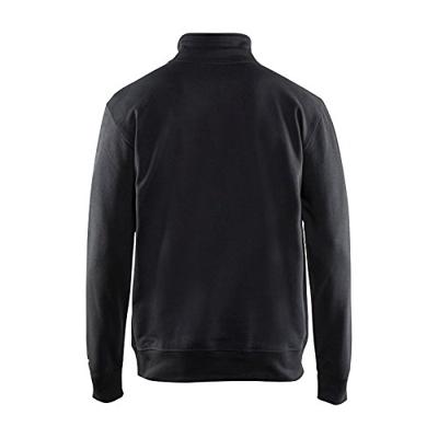 Blåkläder Sweatshirt met halve rits 33691158 | Zwart | Maat XS - 7330509466483