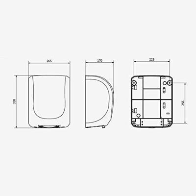 Jofel Jofel Ave ultra fast automatische handdroger - zwart