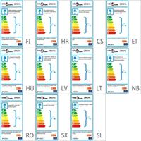 Plafondlamp met acryl kristallen bladarmen voor 5xE14 groen - thumbnail