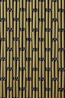 Sunarts kant en klaar vliegengordijn 100 x 232 Verspringend goud model 045 - thumbnail