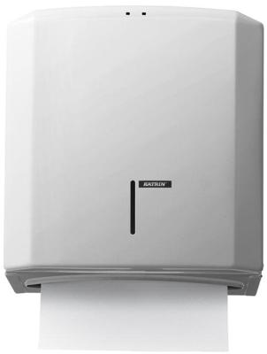 KATRIN handdoekdispenser "hand towel m dispenser " folded towel dispenser m metal white