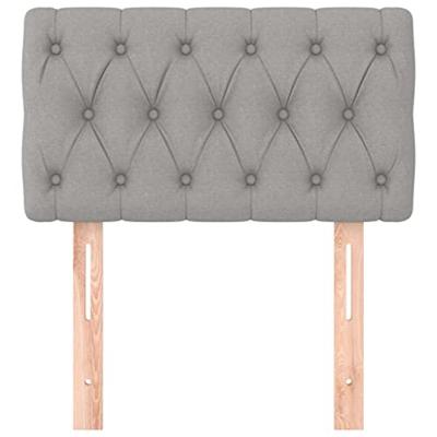 Hoofdbord 80x7x78/88 cm stof lichtgrijs Hoofdbord 80x7x78/88 cm stof lichtgrijs