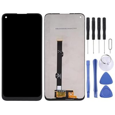 LCD-scherm en digitizer volledige assemblage voor Motorola Moto G8 (Zwart)