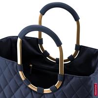 Reisenthel Loopshopper L-Frame Rhombus Midnight Gold - thumbnail