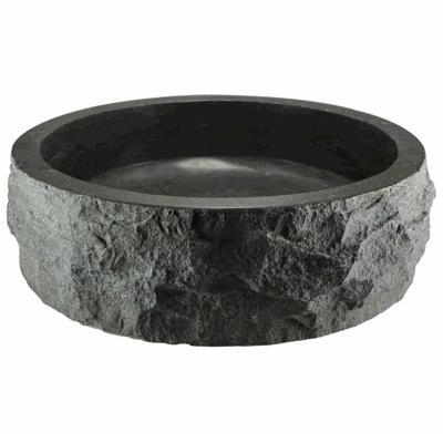 Wiesbaden Raw waskom rond hamerslag 40x12 cm hardsteen gezoet 39.3517 Wiesbaden Raw waskom rond hamerslag 40x12 cm hardsteen gezoet 39.3517