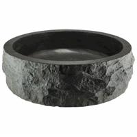 Wiesbaden Raw waskom rond hamerslag 40x12 cm hardsteen gezoet 39.3517 - thumbnail