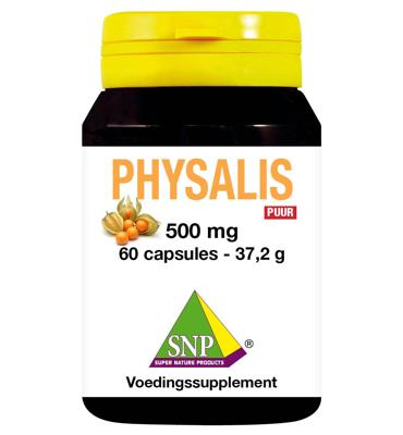 SNP Physalis 500mg puur 60 Vegetarische capsules