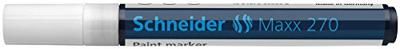 Schneider Schreibgeräte Maxx 270 127049 Lakmarker Wit 1 mm, 3 mm Schneider Schreibgeräte Maxx 270 127049 Lakmarker Wit 1 mm, 3 mm