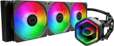 Cooler Master mlw-d36m-a18pa-r1 masterliquid 360 core ii argb, 360mm radiator, 3x 120mm argb gen 2