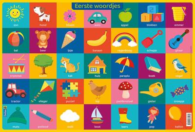 Deltas Educatieve onderleggers preschool - eerste woordjes Deltas Educatieve onderleggers preschool - eerste woordjes