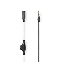 Nedis Stereo-Audiokabel | 3,5 mm Male | 3,5 mm Female | Vernikkeld | 1.00 m | Rond | Label - CAGL22090BK10 - thumbnail