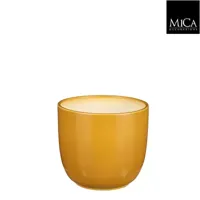 Mica Decorations Tusca pot oker 14x15cm - thumbnail