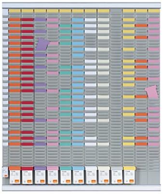 Jaarplanner Nobo Aluminium Wit