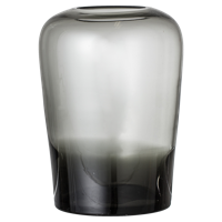 Bloomingville - Glass Vase Ø 13,5 cm - Grey (32122879) - thumbnail