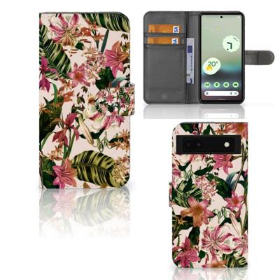 Google Pixel 6A Hoesje Flowers Google Pixel 6A Hoesje Flowers