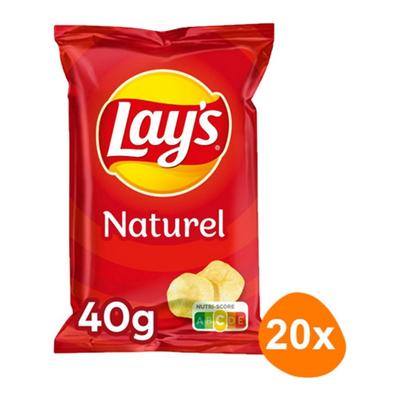 Lay's - Naturel - 20 Minizakjes