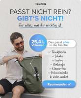 Buchel tas enkel 100% 25,4l waterdicht groen - thumbnail