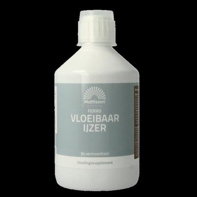 Mattisson Ferro vloeibaar ijzer 500 Milliliter Mattisson Ferro vloeibaar ijzer 500 Milliliter