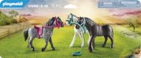 Playmobil 70999 Paarden het Friese Paard de Knabstrupper en de Andalusiër - thumbnail