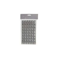 Kerstkrans DKD Home Decor Gouden Zilverkleurig PVC 150 x 12 x 0,1 cm - thumbnail